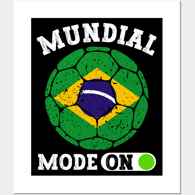 Brazil World Cup Wall Art by footballomatic